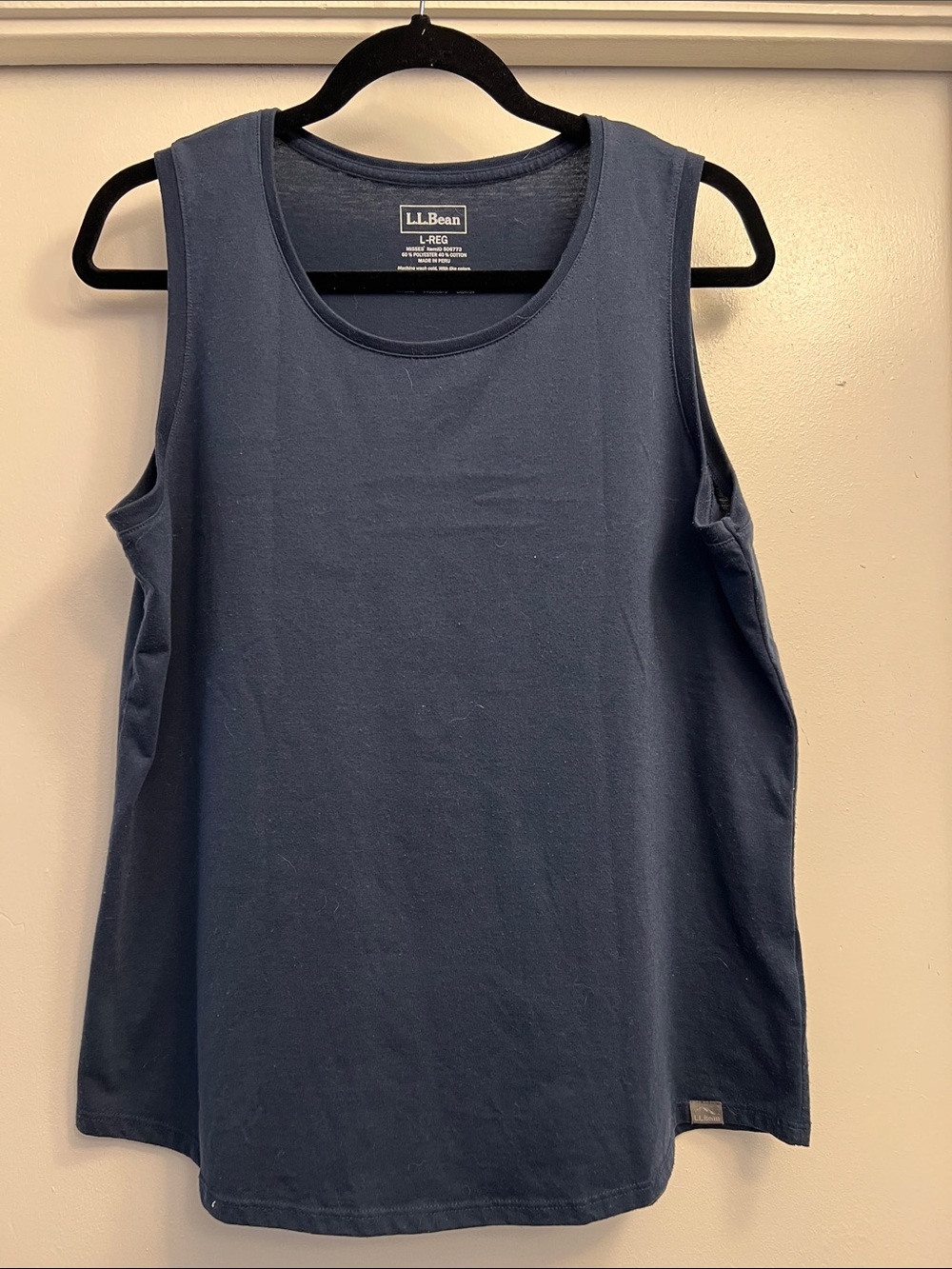 L.L. Bean Women's Navy Tank Top Size Large
